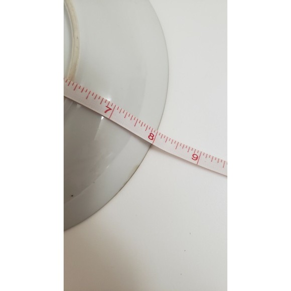 JAPANESE DISH ENCASED IN PEWTER DECORATED IN HONG KONG  FLORAL 7 ACROSS - Picture 6 of 6